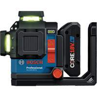 Laser dalignement/nivellement 360 connect&eacute; &agrave; faisceau vert &agrave; trois points Kelford