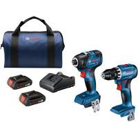 2-Tool Combo Kit, Lithium-Ion, 18 V Kelford