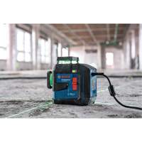 Laser dalignement/nivellement 360 &agrave; faisceau vert &agrave; trois points Kelford