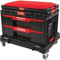 Socle roulant Arx avec jeu de roulettes pivotantes 3 mcx, 23-1/10" x 15" x 13-2/5', Noir Kelford