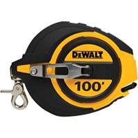 Closed Case Long Tape Measure, 100', Imperial Graduations Kelford