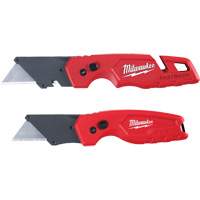 2-Piece FASTBACK Folding Utility Knife Set, Plastic Handle Kelford