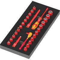 Foam Insert 8007 A VDE Zyklop VDE Ratchet Set 1, 1000 V, 30 Pcs Kelford