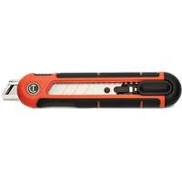 18mm Snap Off Blade Retractable Knife, Steel, Plastic Handle Kelford