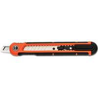 9mm Snap Off Blade Retractable Knife, Steel, Plastic Handle Kelford