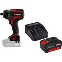 Cl&eacute; &agrave; chocs professionnelle sans fil avec batterie 4 Ah PXC et ensemble de d&eacute;part de chargeur, 18 V, Mandrin 1/2" Kelford