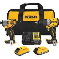 Ensemble de perceuse-visseuse sans fil et sans balais de premi&egrave;re qualit&eacute; XR, 20 V Kelford