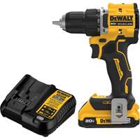 ATOMIC COMPACT SERIES Brushless Cordless Drill/Driver Kit, Lithium-Ion, 20 V, 1/2" Chuck Kelford