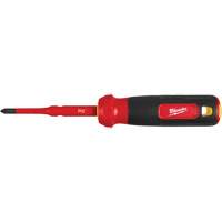2-in-1 1000V Insulated Flip Shank Multi-Bit Screwdriver, 8-4/5" L, Cushion Grip Handle Kelford