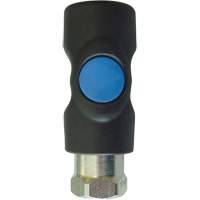 TOPQUIK S1 Industrial Quick Coupler, Polyester Composite/Stainless Steel, 1/4", Female NPT, 174 PSI Kelford