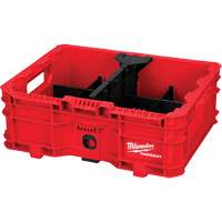 Bac &agrave; profil bas PACKOUT, 15" x 18-5/8" x 6-5/8", Noir/Rouge Kelford