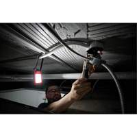 Rechargeable Low-Profile Magnetic Task Light, LED, 100/250/500 Lumens, Plastic/Aluminum Housing Kelford