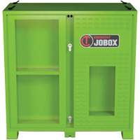 Ventilated Onsite PPE Storage Cabinet, Steel, High-Visibility Lime Green Kelford