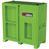 Ventilated Onsite PPE Storage Cabinet, Steel, High-Visibility Lime Green Kelford