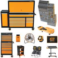 MEGAMOD Master Mechanics Tool Set in Premium Modular Foam Trays with Tool Storage & Shop Equipment, 1331 Pieces Kelford