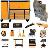 MEGAMOD Mechanics Tool Set in Premium Modular Foam Trays with Tool Storage & Shop Equipment, 1629 Pieces Kelford