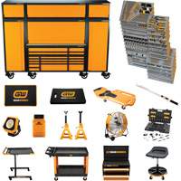 MEGAMOD Mechanics Tool Set in Premium Modular Foam Trays with Tool Storage & Shop Equipment, 1858 Pieces Kelford