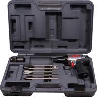Marteau pneumatique robuste avec burins, 16,2 pi³/min, 1/4" NPT, 3330 coups/min, 3/4" x 2-1/2" (19,05 mm x 63,5 mm) Kelford