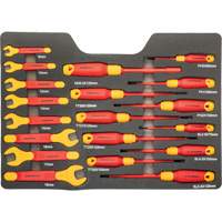Jeu d'outils VDE isol&eacute;s, 1000 V, 39 M Kelford
