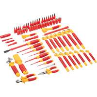 Jeu d'outils VDE isol&eacute;s, 1000 V, 72 M Kelford