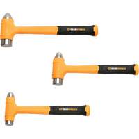 Dead Blow Ball Pein Hammer Set, 3 Pieces Kelford