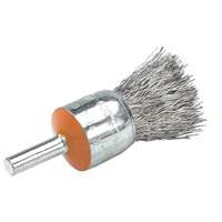 Brosses mont&eacute;es &agrave; fils cr&ecirc;p&eacute;s, 1/2", Fils 0,02", Tige 1/4" Kelford