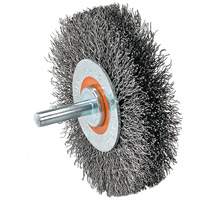 Mounted Crimped Wire Wheel, 3" Dia., 0.0118" Fill UE870 | Kelford