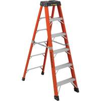 Industrial Extra Heavy-Duty Stepladders (6800 AA Series), 6', Fibreglass, 375 lbs. Capacity, Type 1AA Kelford