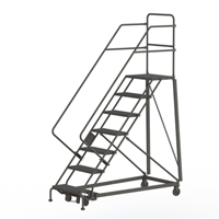 &eacute;chelles robustes en angle de s&eacute;curit&eacute;, 7 marches, Perfor&eacute;, Inclinaison 50°, Hauteur 70" Kelford