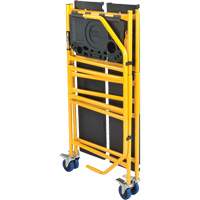 Jobsite Series 4' Safety Rail & Tool Shelf Scaffold Kit, Steel Frame, 49-1/2" D x 57-3/4" H Kelford