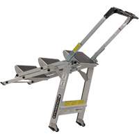 Tilt & Roll Step Stool Ladder, 3 Steps, 34" x 22" x 50.75" High VD439 | Kelford