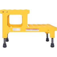Adjustable Step-Mate Stand, 2 Step(s), 23-13/16" W x 22-7/8" L x 15-1/4" H, 500 lbs. Capacity Kelford