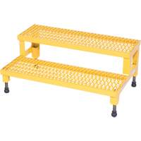 Adjustable Step-Mate Stand, 2 Step(s), 36-3/16" W x 22-7/8" L x 15-1/4" H, 500 lbs. Capacity Kelford