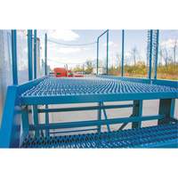 &eacute;chelle &agrave; neige, Acier, 10 Marches, 99" ha, 85-1/2" p, 48" Marche, Stri&eacute; Kelford