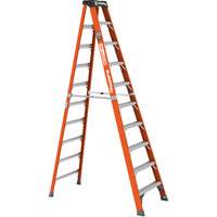 Step Ladder, 10', Fibreglass, 375 lbs. Capacity, Type 1AA Kelford
