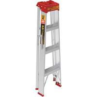 Step Ladder, 4', Aluminum, 200 lbs. Capacity, Type 3 Kelford
