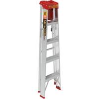 Step Ladder with Paint Tray, 5', Aluminum, 200 lbs. Capacity, Type 3 Kelford