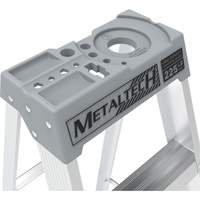 Step Ladder with Paint Tray, 10', Aluminum, 225 lbs. Capacity, Type 2 Kelford