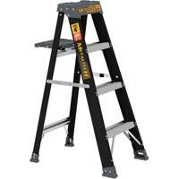 Step Ladder with Paint Tray, 4', Fibreglass, 250 lbs. Capacity, Type 1 Kelford
