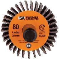 Standard Abrasives™ Flap Wheel, Aluminum Oxide, 80 Grit, 1" x 1" x 1/4" VE679 | Kelford