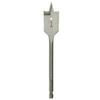 Flat Boring Bit, 13/16" Diameter, 1/4" Hex Shank, 6" Length Kelford