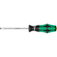 Tapered Slotted Screwdriver, 1/2", 10/1/2" L, Plastic Handle Kelford