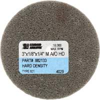 Standard Abrasives Unitized Wheel, 3" x 1/4", 1/4" Arbor, Fine Grit, Aluminum Oxide Kelford