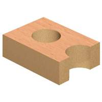 Through-Hole Carbide Tipped Drill, 2/5" Diameter Kelford