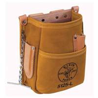 Tool Pouch, Tool Holder, Leather, 5 Pockets Kelford