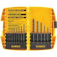 Black & Gold Drill Bit Set, 13 Pieces, High Speed Steel Kelford