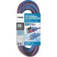 Arctic Blue Extension Cord, All-Weather, SJEOW, 14/3 AWG, 15 A, 25' Kelford