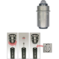 Mini&reg; Flashlights, LED, 97 Lumens, AA Batteries Kelford