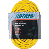 Vinyl Extension Cord, Outdoor, SJTW, 12/3 AWG, 15 A, 100' Kelford