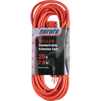 Extension Cord, Indoor/Outdoor, SJTW, 16/3 AWG, 13 A, 25' Kelford